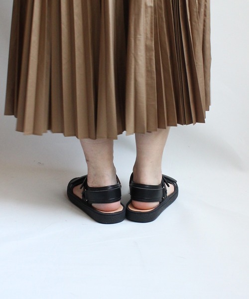 「MOHI」 フラットサンダル 37 ブラック レディース_画像5