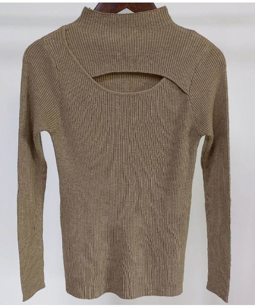 ニット セーター 胸開きデザインニット レディース : ZOZOTOWN Yahoo