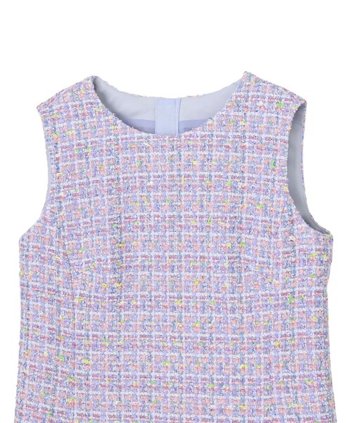 ANAYI（アナイ） ノースリーブワンピース 36 ブルー系その他