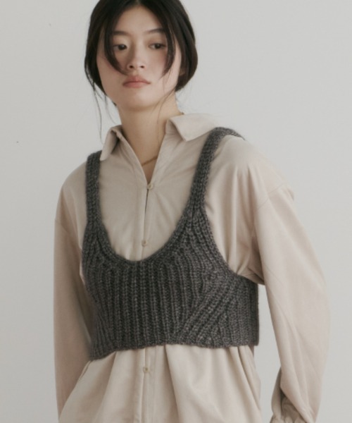 bita.（ビタ） ニット セーター Kid Mohair/Silk混 ざっくり編み