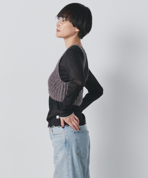 bita.（ビタ） ニット セーター Kid Mohair/Silk混 ざっくり編み