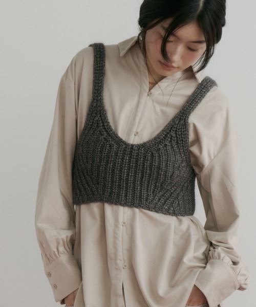 小物 Betty bita.（ビタ） ニット セーター Kid Mohair/Silk混 ざっくり編み