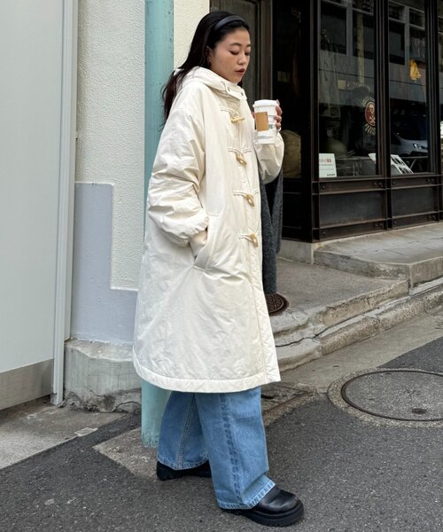WILLOW ダッフルコート コート 「willow」中綿ダッフルロングコート