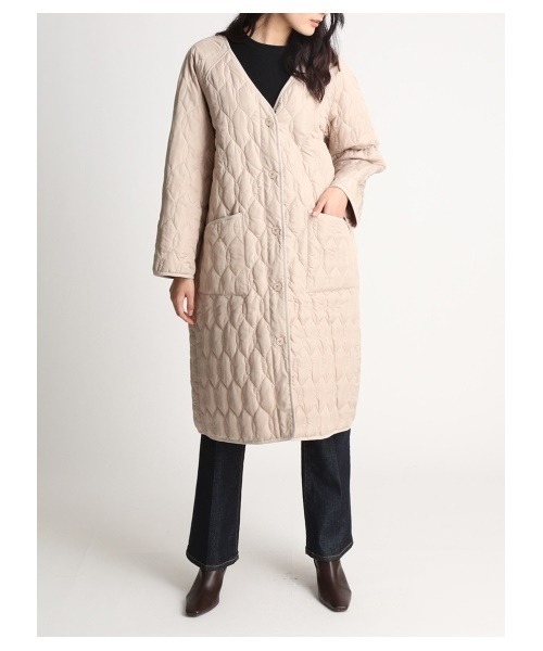 Mila Owen ベージュ コート Mila Owen（ミラオーウェン） コート 0 ベージュ レディース