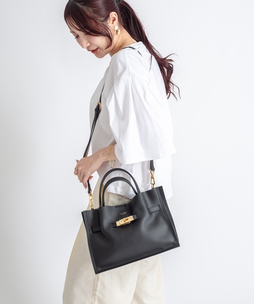 VIOLAd’ORO ヴィオラドーロ　ハンドバッグ　ショルダーバッグ ブラック VIOLAd'ORO（ヴィオラドーロ） ショルダーバッグ バッグ 「VIOLAd'ORO