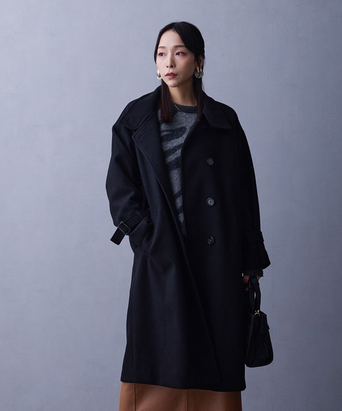 NICOLE white（ニコルホワイト） コート アウター スタンドコート