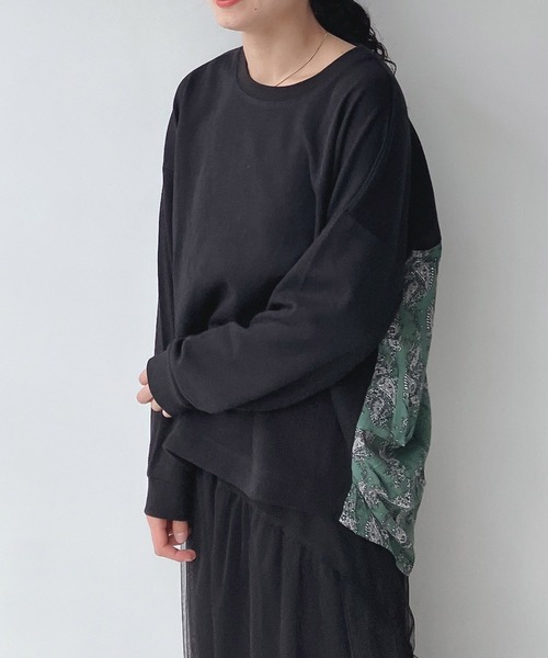 「AS KNOW AS plus」 長袖カットソー FREE ベージュ レディース_画像9