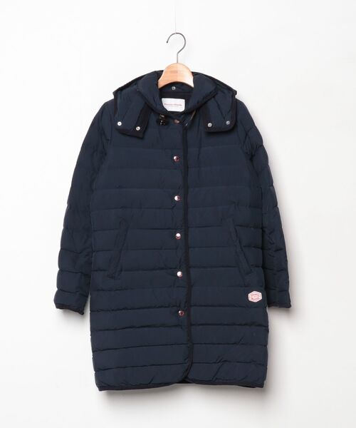 ヴァンソンエミレイユ　ロングダウン　Мサイズ　ネイビー VINCENT ET MIREILLE（ヴァンソン エ ミレイユ） ダウンコート 34