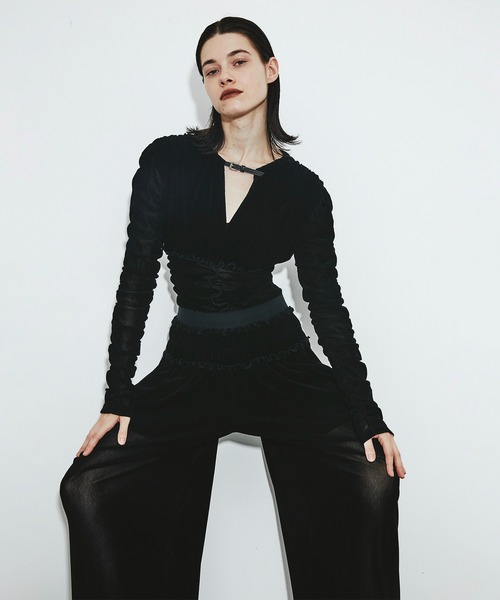 FETICO（フェティコ） パンツ 「FETICO/フェティコ」別注 Velvet tulle