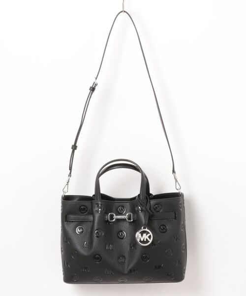 MICHAEL KORS 黒 レザーハンドバッグ MICHAEL KORS ハンドバッグ 黒 レザー 2way