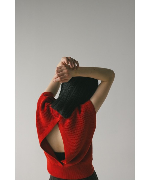 「STYLEMIXER」 ノースリーブニット FREE ブラック レディース_画像2