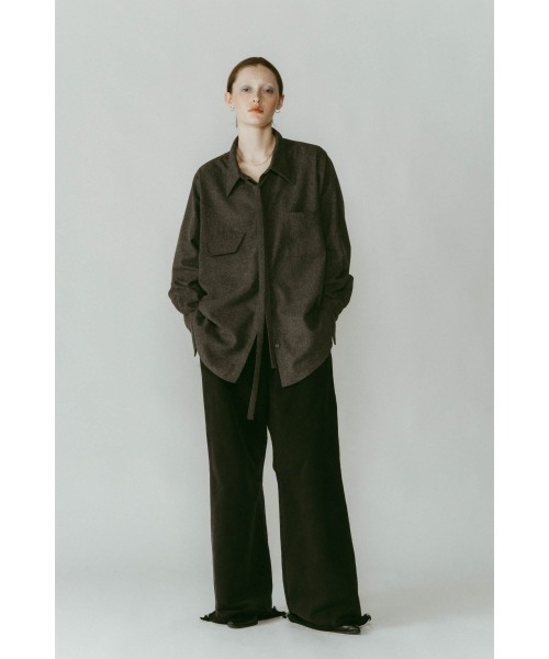 Knuth Marf（クヌースマーフ） ブラウス シャツ warm string shirt