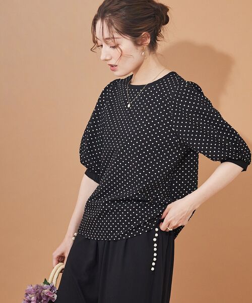 「couture brooch」 半袖ブラウス 38 ホワイト レディース_画像7