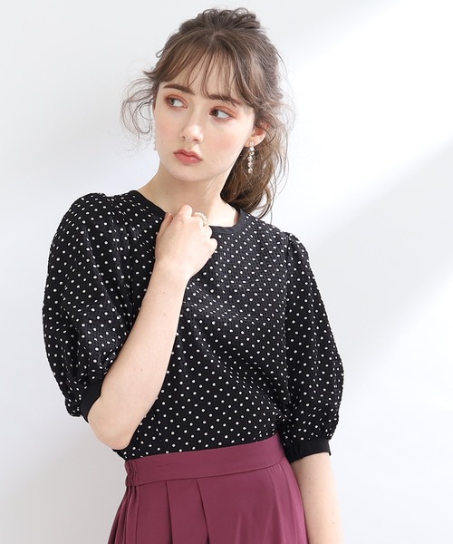 「couture brooch」 半袖ブラウス 38 ホワイト レディース_画像8