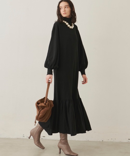 LA BELLE ETUDE（ラベルエチュード） ニットワンピース 1 ブラック