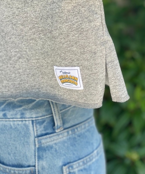 「HELLO.SANFRANCISCO」 長袖カットソー FREE ホワイト レディース_画像7