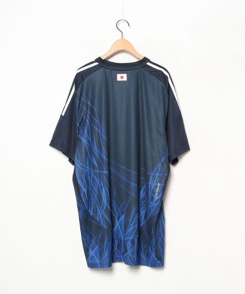 「Y-3」 半袖Tシャツ - ブルー メンズの画像
