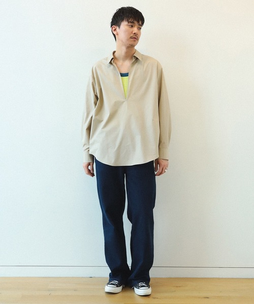 QUATTROCCHI シャツ QUATTROCCHI / ディープ Vネック カプリシャツ
