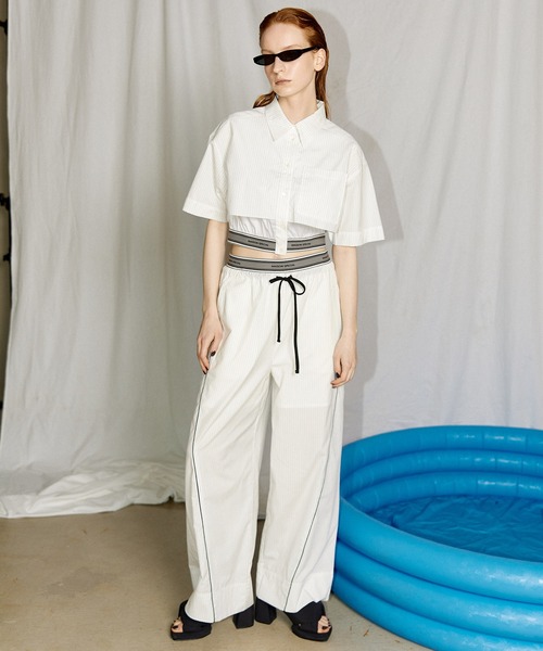 「MAISON SPECIAL」 イージーパンツ 38 ブラック レディース_画像5