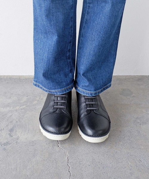 「MODE KAORI」 ローカットスニーカー 24.5cm ブラック×ブラック レディース_画像6