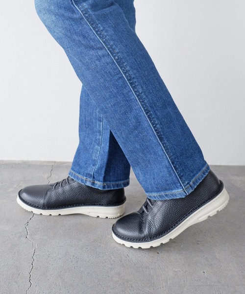 「MODE KAORI」 ローカットスニーカー 24.5cm ブラック×ブラック レディース_画像7