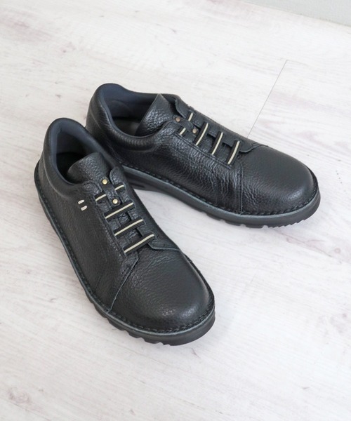 「MODE KAORI」 ローカットスニーカー 24.5cm ブラック×ブラック レディース_画像9