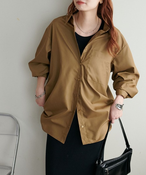 「DISCOAT」 長袖シャツ MEDIUM ブルー レディース_画像2