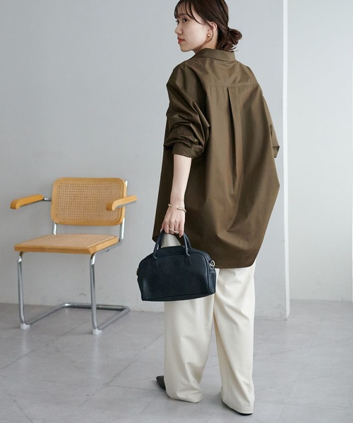 「DISCOAT」 長袖シャツ MEDIUM ブルー レディース_画像6