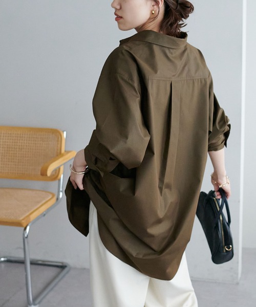 「DISCOAT」 長袖シャツ MEDIUM ブルー レディース_画像7