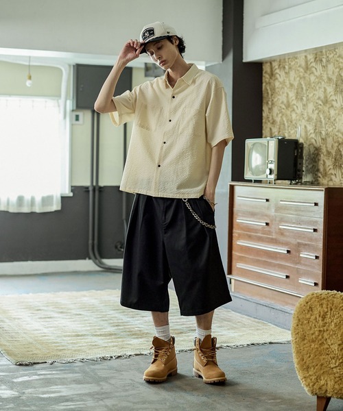 「Bleme」 チノパンツ M ブラック メンズ_画像9