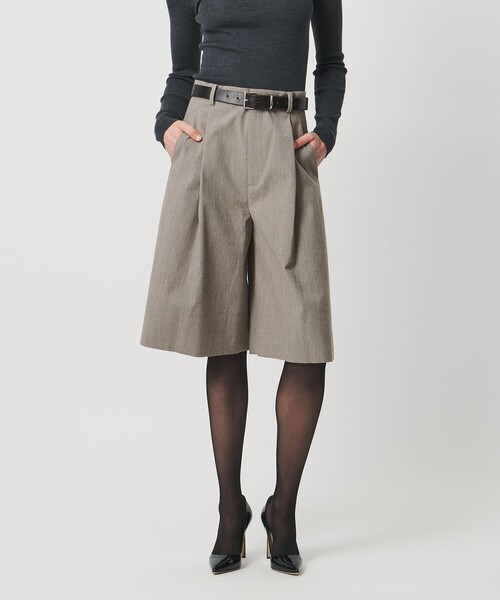 LOEFF（ロエフ） パンツ 「LOEFF」キャンバス タック キュロット