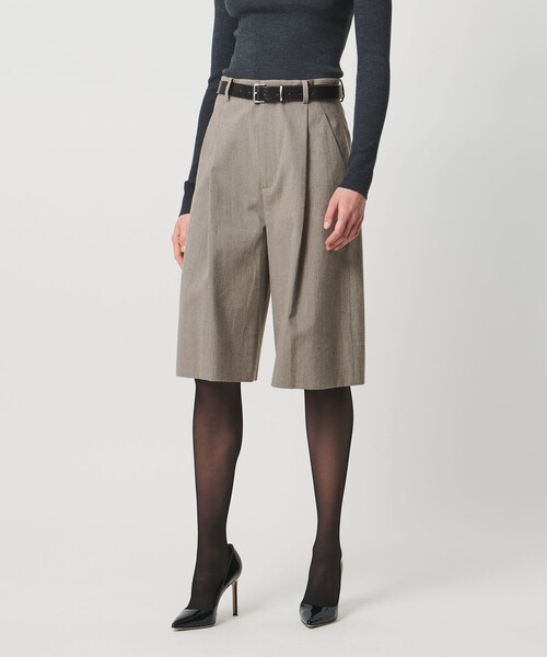 LOEFF（ロエフ） パンツ 「LOEFF」キャンバス タック キュロット