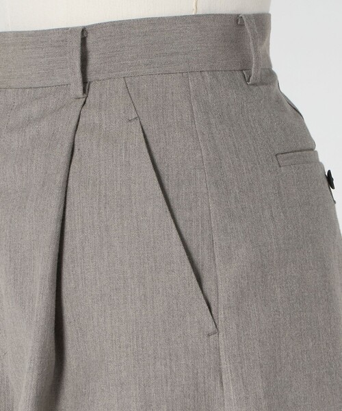 LOEFF（ロエフ） パンツ 「LOEFF」キャンバス タック キュロット