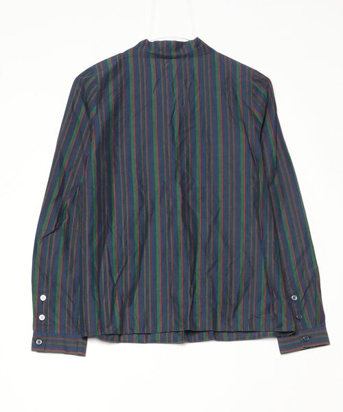 「MUVEIL WORK」 長袖ブラウス 38 ネイビー レディース_画像2