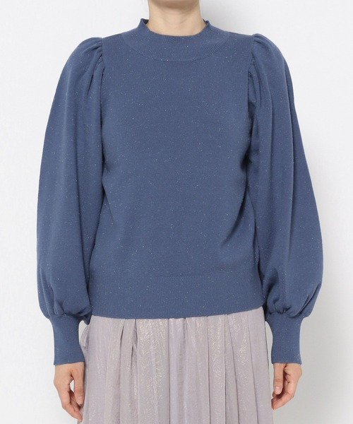 「mysty woman」 長袖ニット FREE レッド レディース_画像9