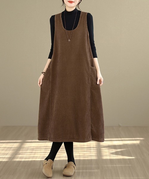 ジャンパースカート コーデュロイジャンパースカート : ZOZOTOWN Yahoo