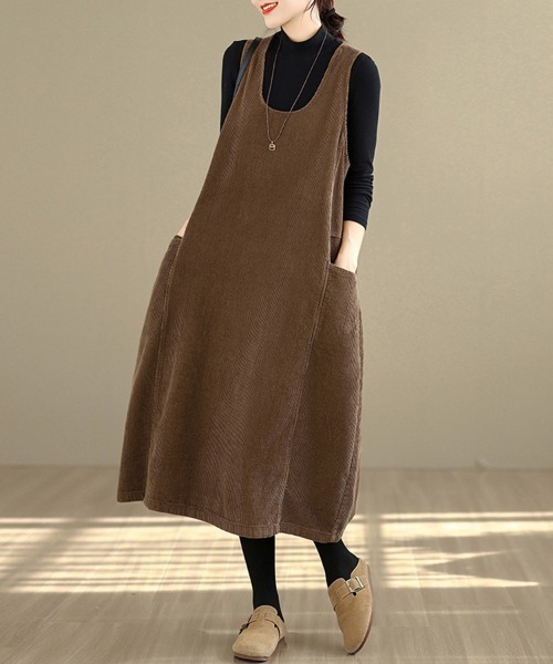 ジャンパースカート コーデュロイジャンパースカート : ZOZOTOWN Yahoo