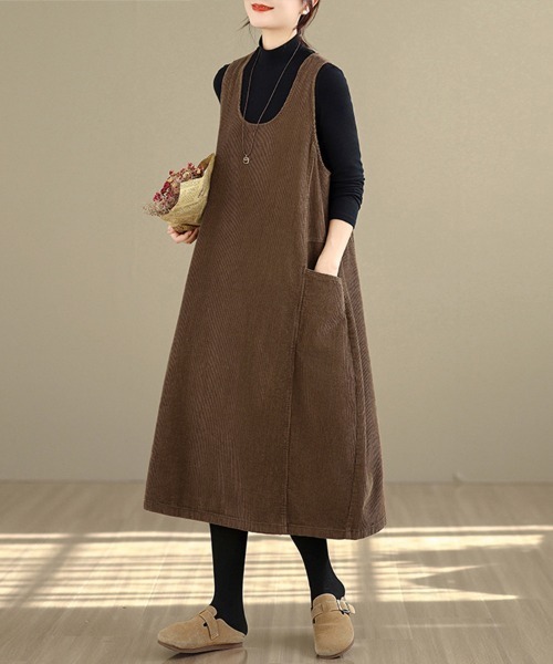 ジャンパースカート コーデュロイジャンパースカート : ZOZOTOWN Yahoo