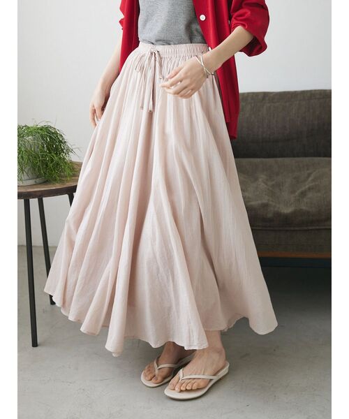 「CRAFT STANDARD BOUTIQUE」 「furry」フレアスカート FREE チャコールグレー レディース_画像2