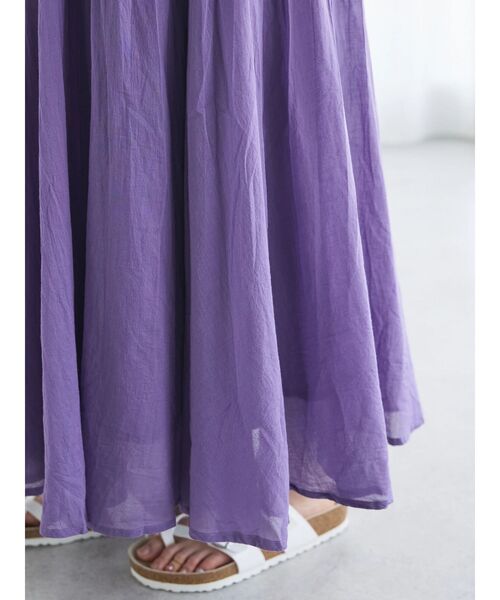 「CRAFT STANDARD BOUTIQUE」 「furry」フレアスカート FREE チャコールグレー レディース_画像7