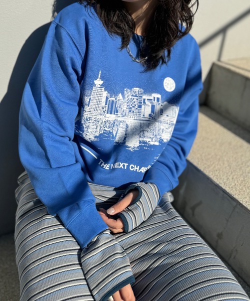 「mi via loca」 スウェットカットソー X-LARGE トップグレー レディース_画像2