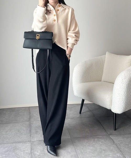 「classicalelf」 長袖ニット MEDIUM グレー レディース_画像10