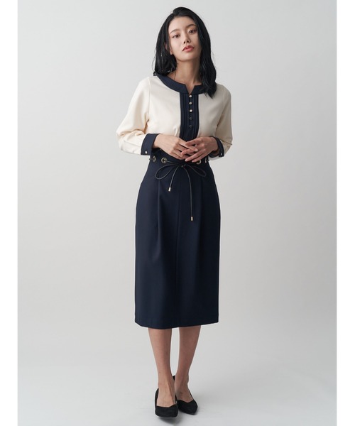 「TONAL」 長袖ブラウス 38 グレー レディース_画像9