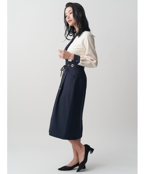 「TONAL」 長袖ブラウス 38 グレー レディース_画像10