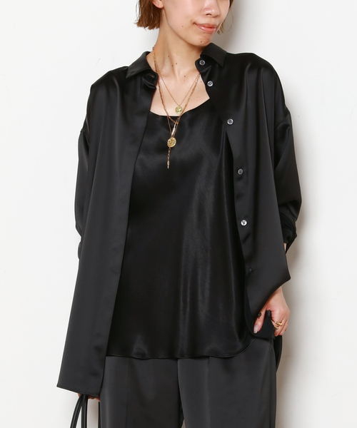 AP STUDIO キャミソール サテンキャミソール : ZOZOTOWN Yahoo!店