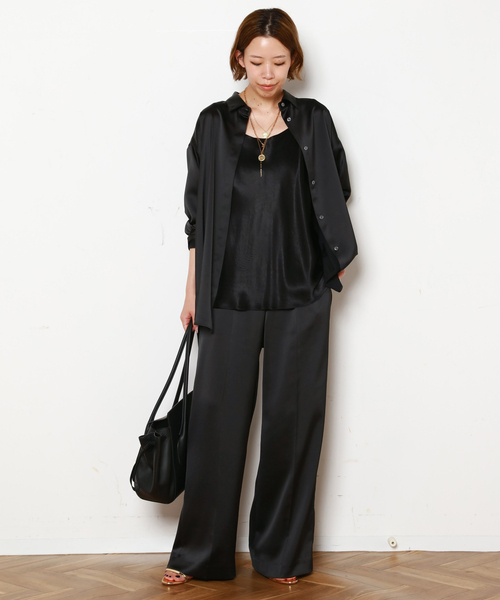 AP STUDIO キャミソール サテンキャミソール : ZOZOTOWN Yahoo!店