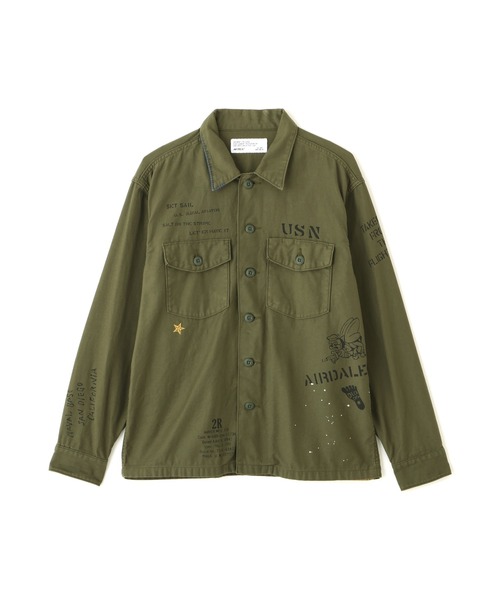 AVIREX（アヴィレックス） シャツ AGED LOOK L/S UTILITY SHIRT