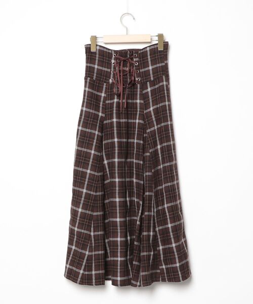 「dazzlin」 フレアスカート SMALL ブラウン レディース_画像2