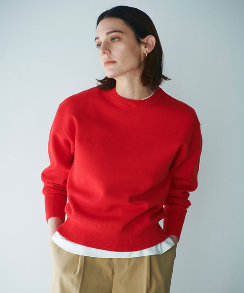 「N.O.R.C」 長袖ニット フリー ネイビー レディース_画像5
