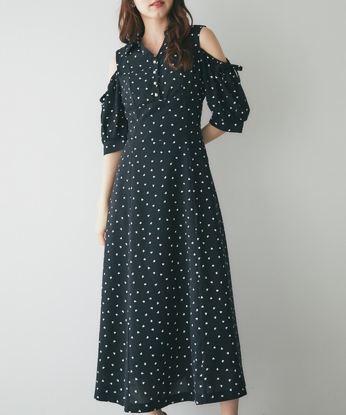 「tocco closet」 半袖ワンピース M ブラック レディース_画像7